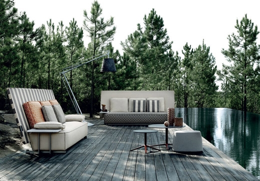 Nuova collezione di sedute Oh,it rains!di B&B Italia Outdoor