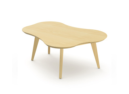 Risom Amoeba Shaped Coffee Table